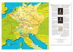 Mozart Ausstellung zum 250-jährigen Geburtstag von Wolfgang Amadeus Mozart - Konzept der Exponatbeschritung sowie eine Karte mit den Reisen Mozarts - Conservatoire de Musique du Nord und Lycée Technique Agricole, Ettelbrück, Luxemburg